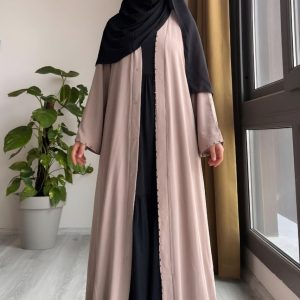লাইট বিস্কিট কালার হাফসা আবায়া